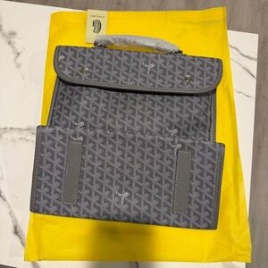 GoYard Gray Top Handle Bag